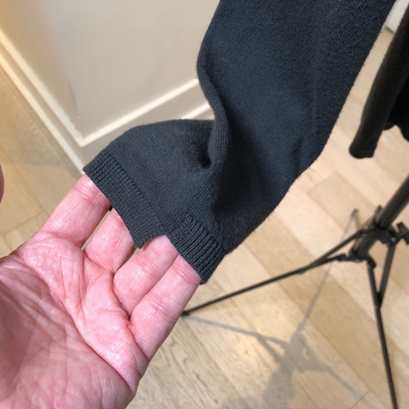 Zadig & Voltaire Men's Cashmere Sweater - Charcoal Grey Medium - Picture 3 of 5